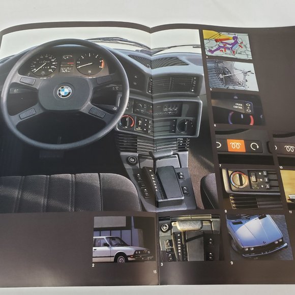 1985 BMW 524TD SPECIFICATIONS DEALERSHIP BOOK - Picture 9 of 14